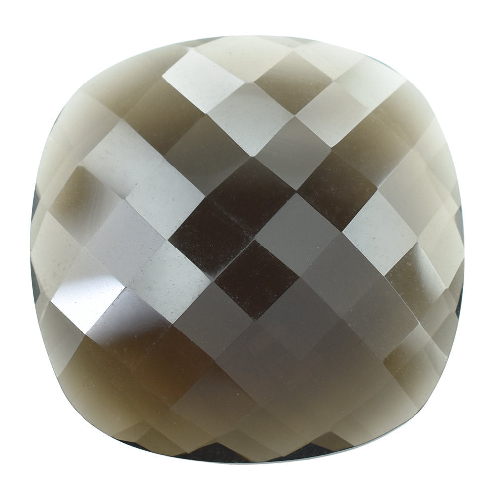SMOKY QUARTZ BRIOLETTE CUSHION 25.00MM 28.25 Cts.