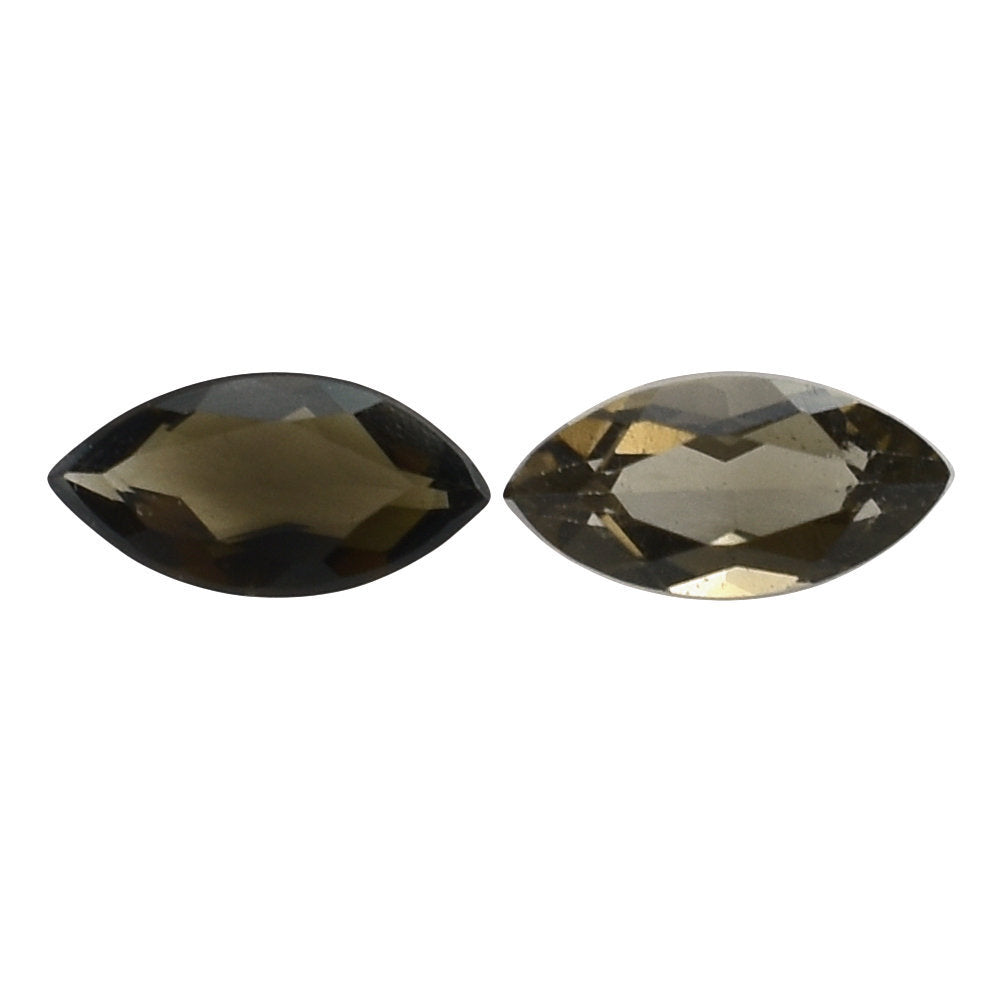SMOKY QUARTZ CUT MARQUISE 4X2MM 0.08 Cts.