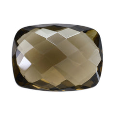 SMOKY QUARTZ BRIOLETTE CUSHION 16X12MM 9.00 Cts.
