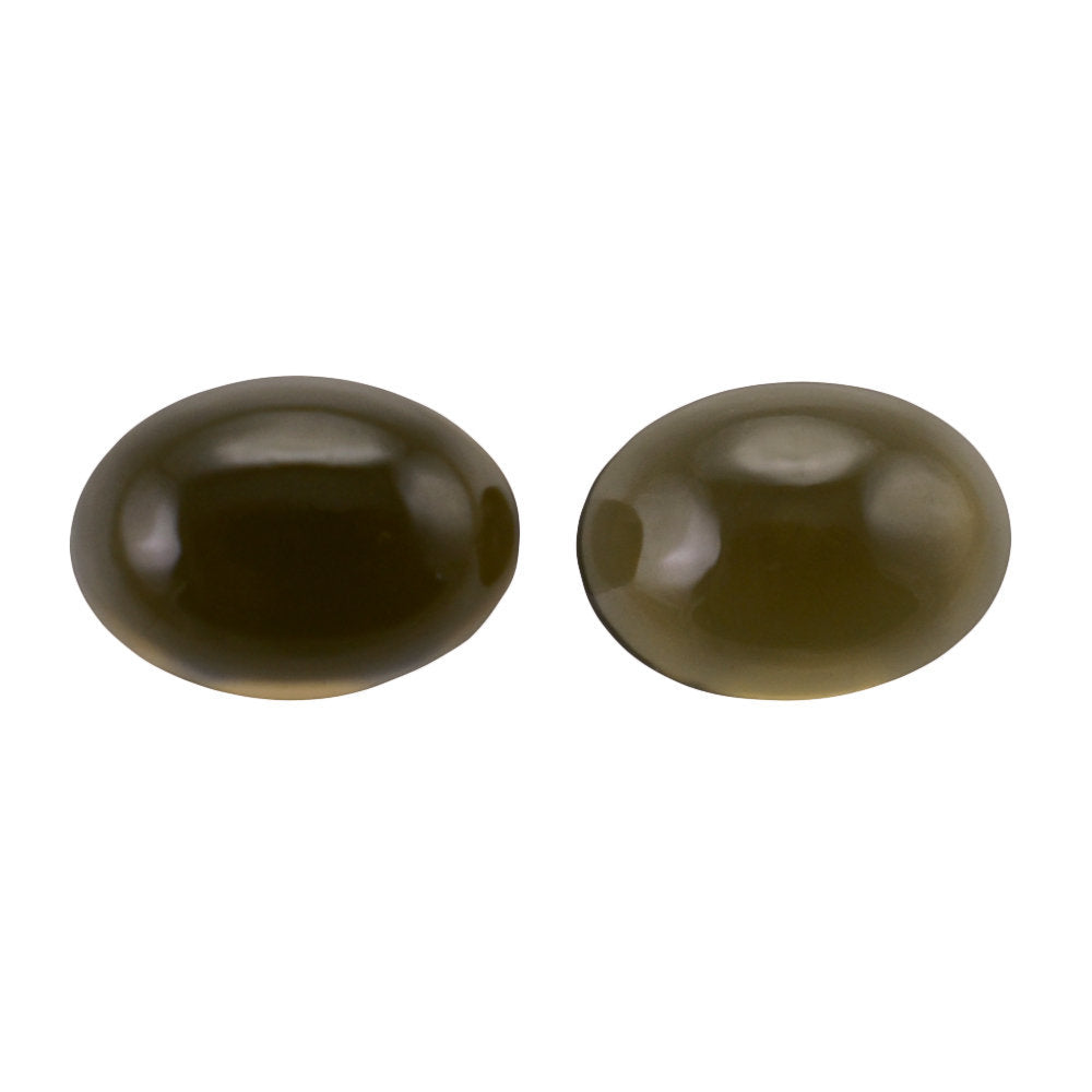 SMOKY QUARTZ OVAL CAB 7X5MM 0.93 Cts.