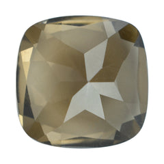 SMOKY QUARTZ CUT CUSHION 10.00MM 3.82 Cts.