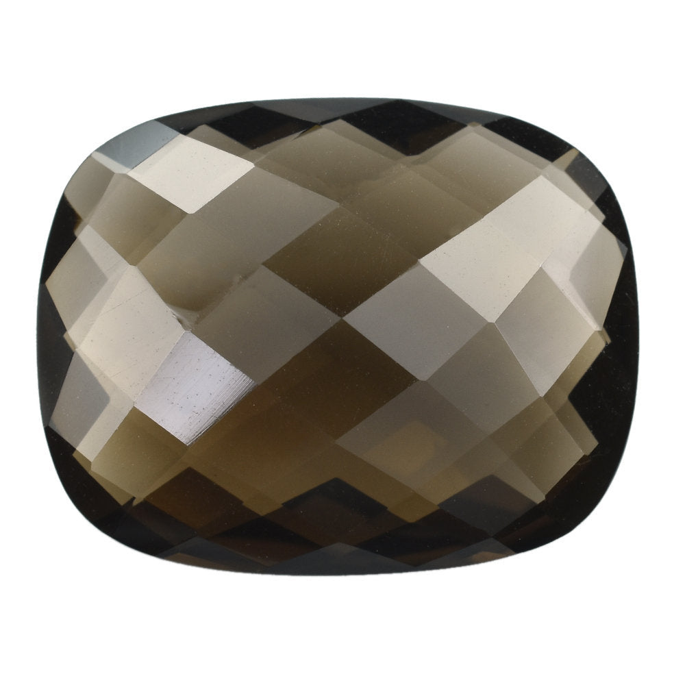 SMOKY QUARTZ BRIOLETTE CUSHION 25X20MM 32.34 Cts.