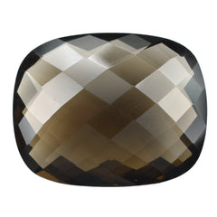 SMOKY QUARTZ BRIOLETTE CUSHION 25X20MM 32.34 Cts.