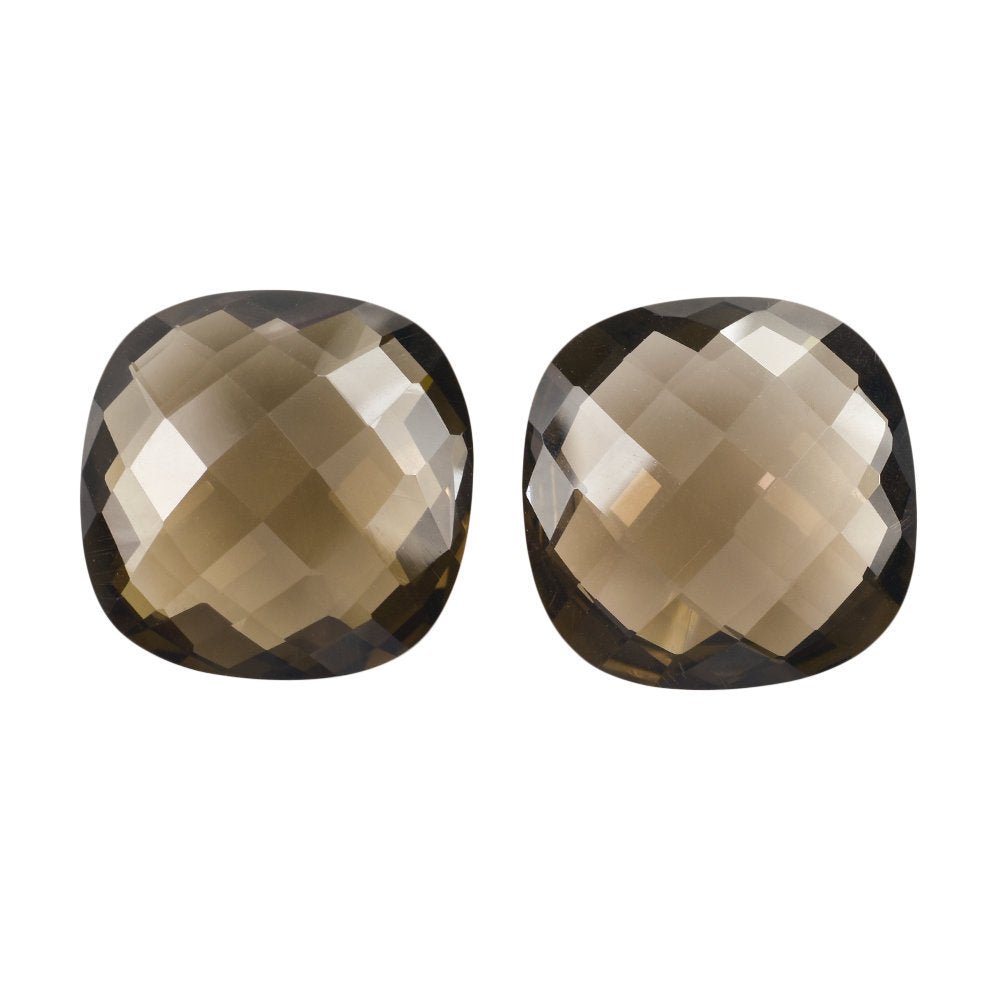SMOKY QUARTZ BRIOLETTE CUSHION 20.00MM 21.79 Cts.