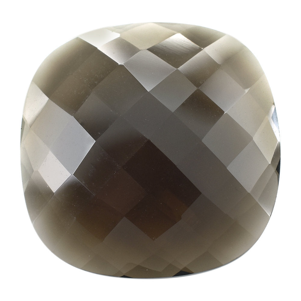 SMOKY QUARTZ BRIOLETTE CUSHION 25.00MM 27.81 Cts.