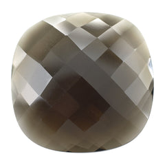 SMOKY QUARTZ BRIOLETTE CUSHION 25.00MM 27.81 Cts.