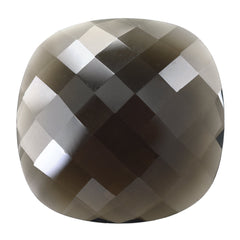 SMOKY QUARTZ BRIOLETTE CUSHION 25.00MM 27.81 Cts.