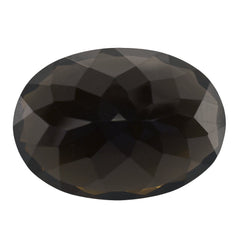 SMOKY QUARTZ CUT OVAL 25X18MM 30.70 Cts.