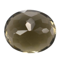 SMOKY QUARTZ CUT OVAL 12X10MM 6.02 Cts.