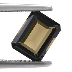 SMOKY QUARTZ CUT OCTAGON 9X7MM 2.21 Cts.