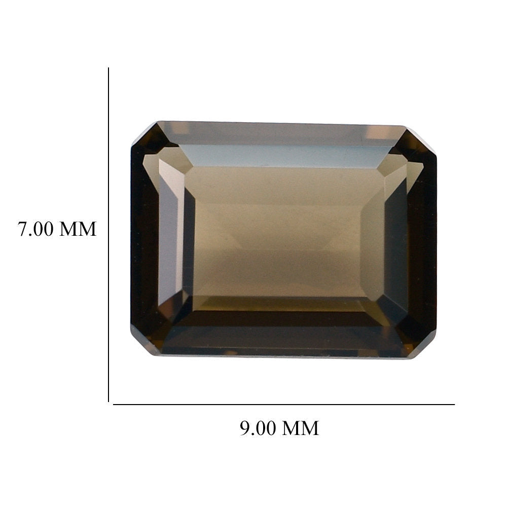 SMOKY QUARTZ CUT OCTAGON 9X7MM 2.21 Cts.