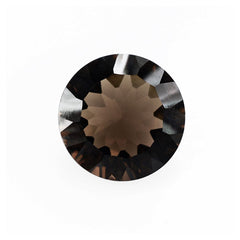 SMOKY QUARTZ CONCAVE CUT ROUND 10MM 2.93 Cts.