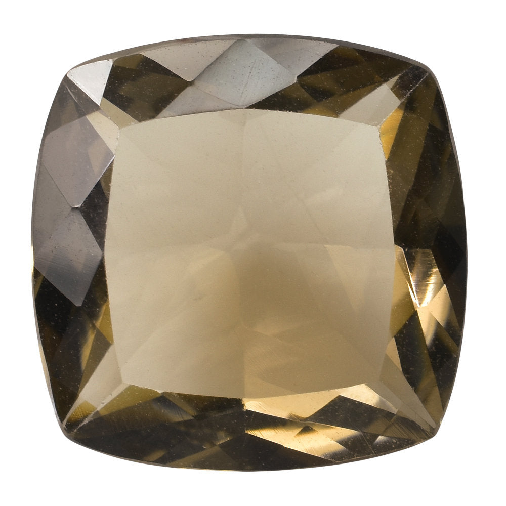 SMOKY QUARTZ CUT CUSHION 15.50MM 12.58 Cts.
