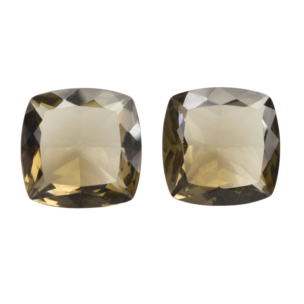 SMOKY QUARTZ CUT CUSHION 15.50MM 12.58 Cts.