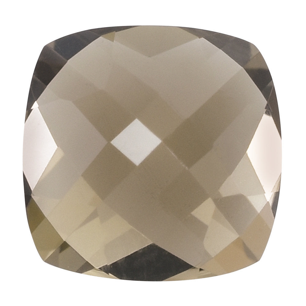 SMOKY QUARTZ CHECKER CUT CUSHION 7MM 1.48 Cts.