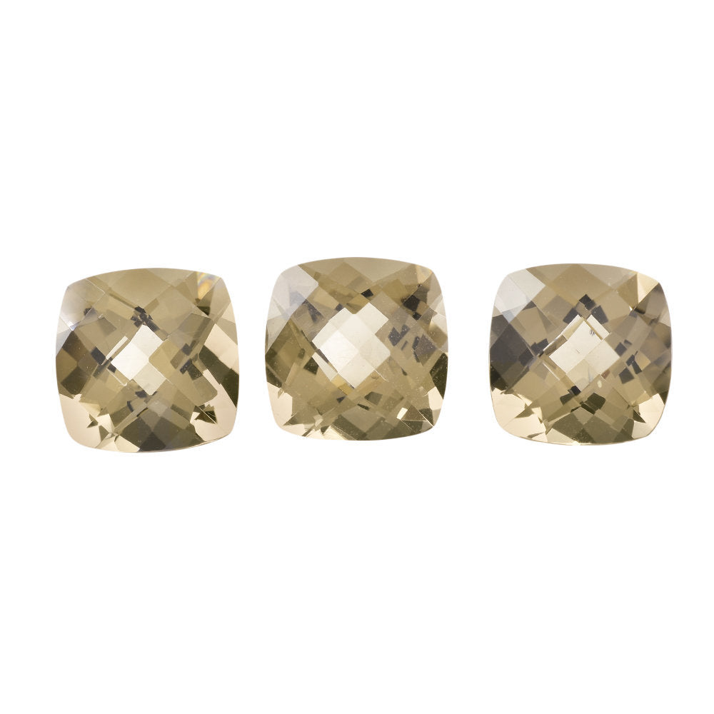 SMOKY QUARTZ CHECKER CUT CUSHION 7MM 1.48 Cts.