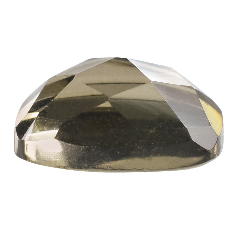 SMOKY QUARTZ CHECKER CUSHION CAB 8X6MM 1.32 Cts.