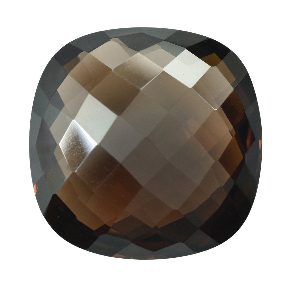 SMOKY QUARTZ BRIOLETTE CUSHION 25MM 49.17 Cts.