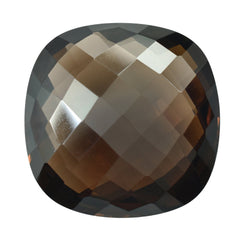 SMOKY QUARTZ BRIOLETTE CUSHION 25MM 49.17 Cts.