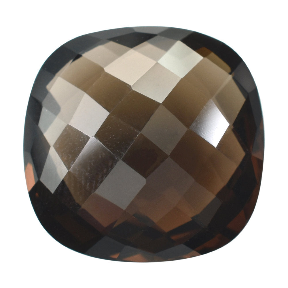 SMOKY QUARTZ BRIOLETTE CUSHION 25MM 49.17 Cts.