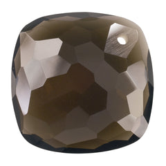 SMOKY QUARTZ IRREGULAR CUT BRIOLETTE CUSHION (FULL DRILL) 25MM 33.22 Cts.