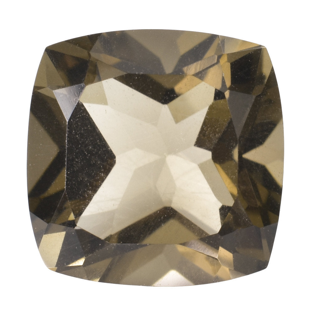 SMOKY QUARTZ CUT CUSHION 10MM 4.10 Cts.