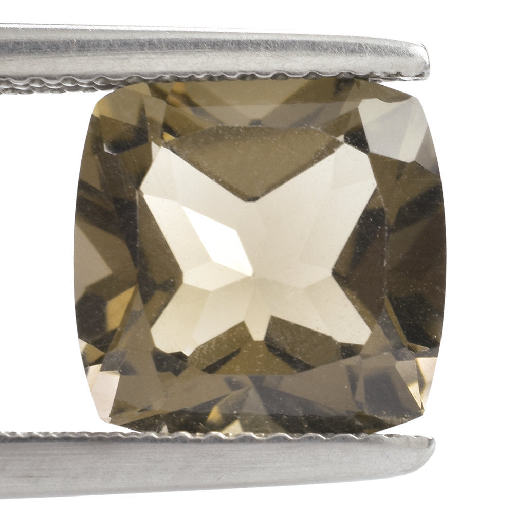 SMOKY QUARTZ CUT CUSHION 10MM 4.10 Cts.