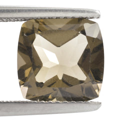 SMOKY QUARTZ CUT CUSHION 10MM 4.10 Cts.
