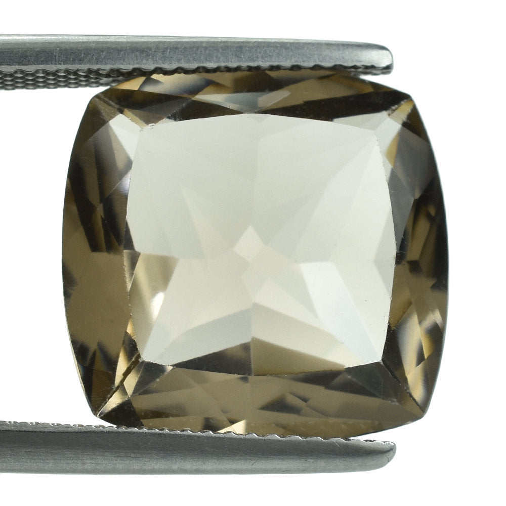 SMOKY QUARTZ CUT CUSHION 15.50MM 12.05 Cts.