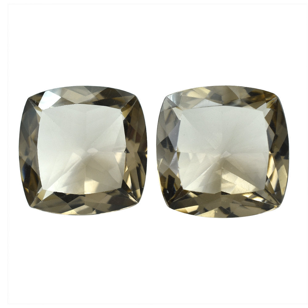 SMOKY QUARTZ CUT CUSHION 15.50MM 12.05 Cts.