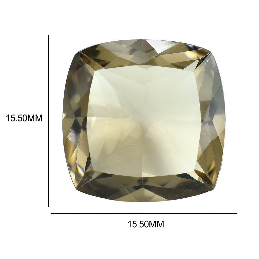 SMOKY QUARTZ CUT CUSHION 15.50MM 12.05 Cts.
