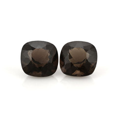 SMOKY QUARTZ SPECIAL CUT CUSHION 11MM 5.21 Cts.