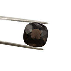 SMOKY QUARTZ SPECIAL CUT CUSHION 11MM 5.21 Cts.