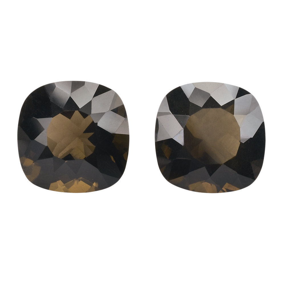 SMOKY QUARTZ SPECIAL CUT CUSHION 11MM 5.21 Cts.