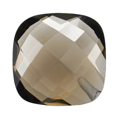 SMOKY QUARTZ BRIOLETTE CUSHION 10MM (HALF DRILL) 3.53 Cts.