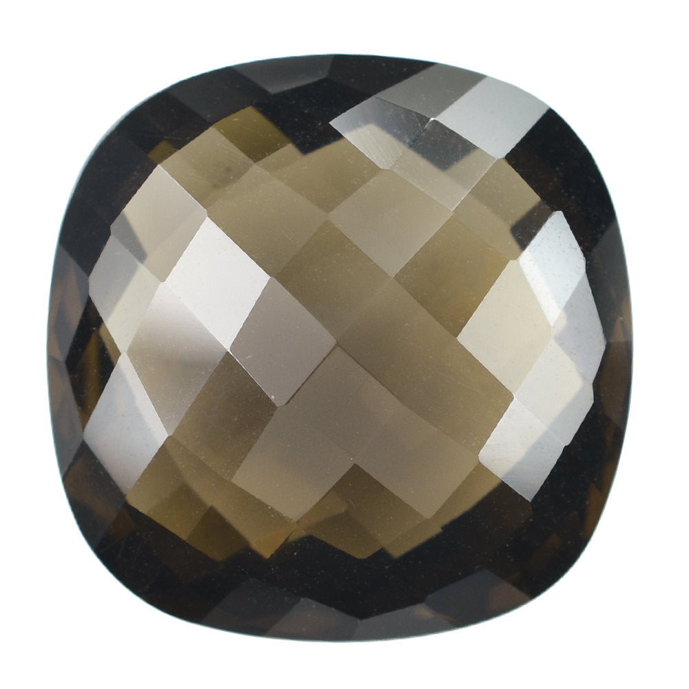 SMOKY QUARTZ BRIOLETTE CUSHION 25MM 51.94 Cts.