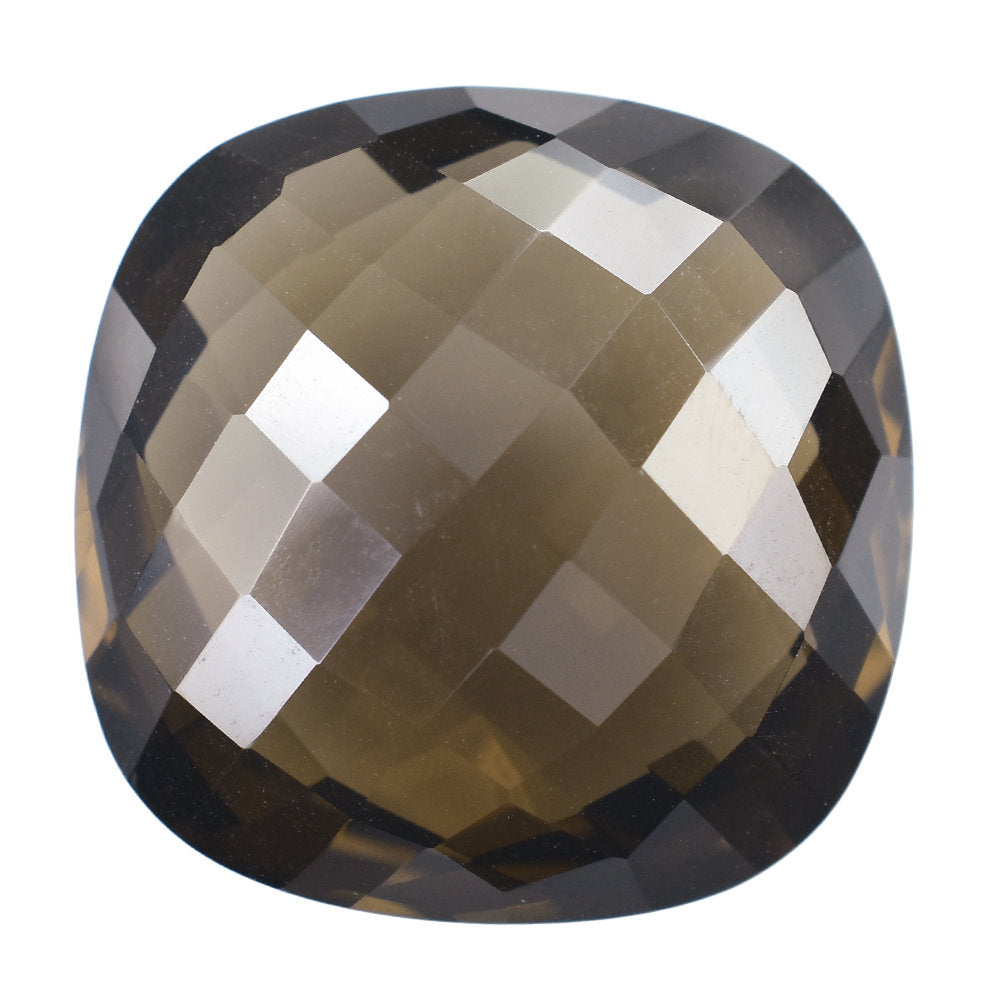 SMOKY QUARTZ BRIOLETTE CUSHION 25MM 51.94 Cts.