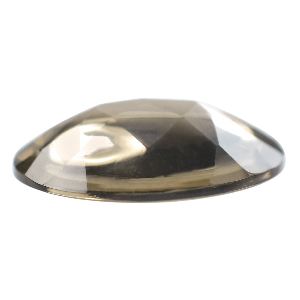 SMOKY QUARTZ BUFFTOP OVAL 12X9MM 2.40 Cts.