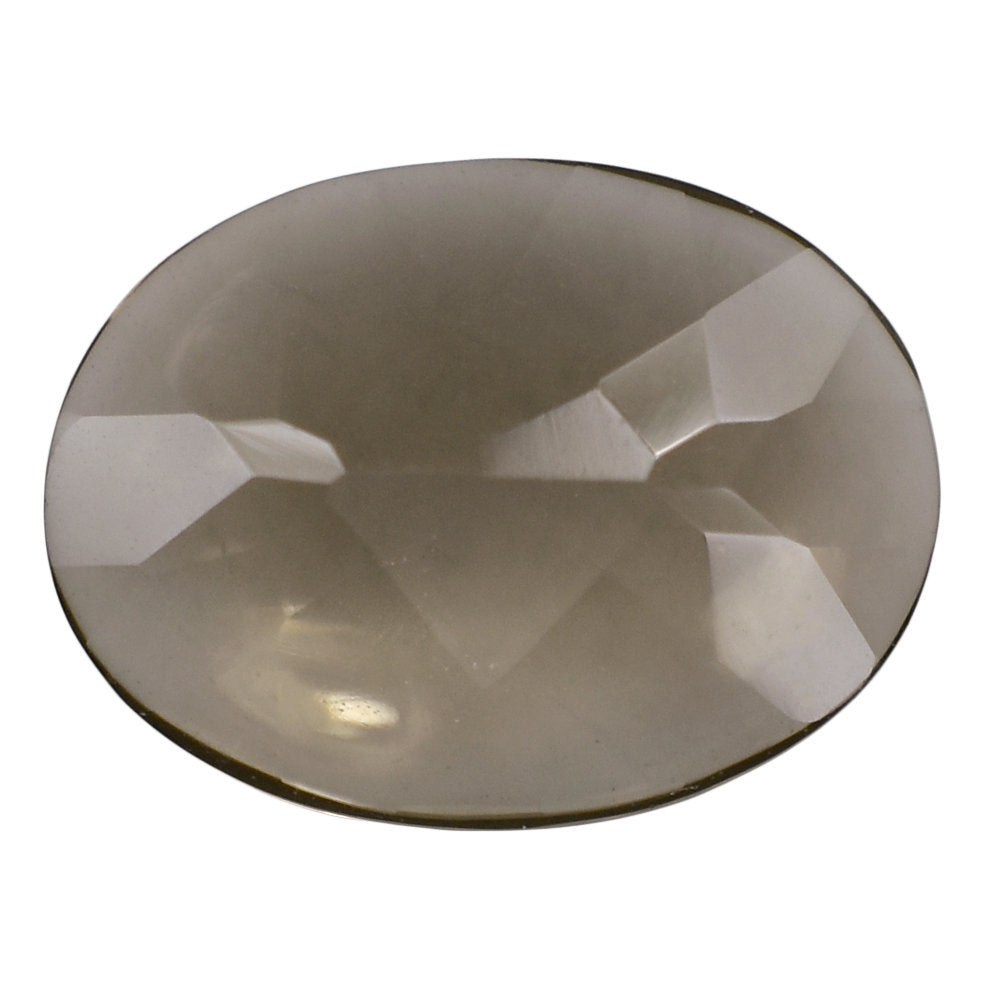 SMOKY QUARTZ BUFFTOP OVAL 12X9MM 2.40 Cts.