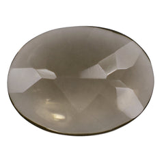 SMOKY QUARTZ BUFFTOP OVAL 12X9MM 2.40 Cts.