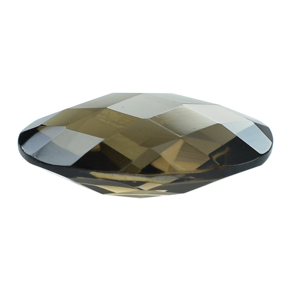 SMOKY QUARTZ BRIOLETTE OVAL 15X9MM 4.60 Cts.