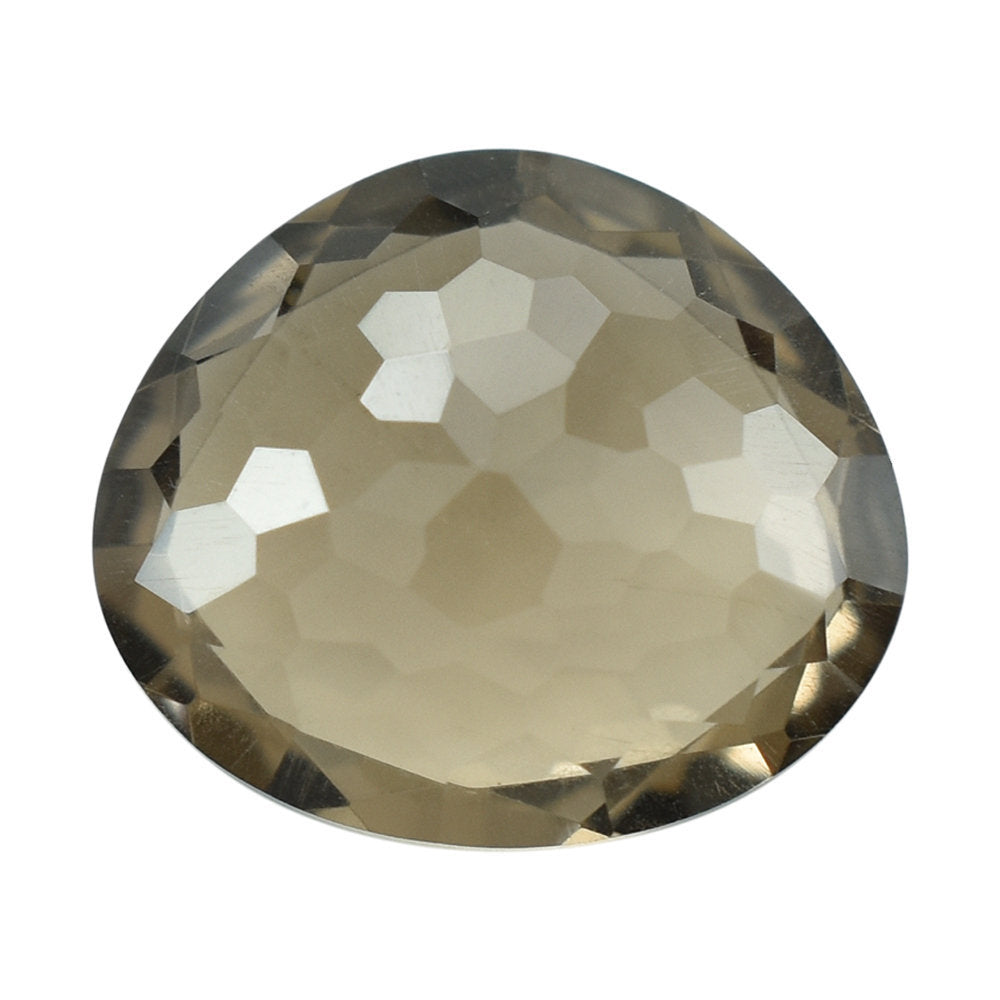 SMOKY QUARTZ IRREGULAR CUT IRREGULAR TRILLION 10.50X9MM 2.50 Cts.