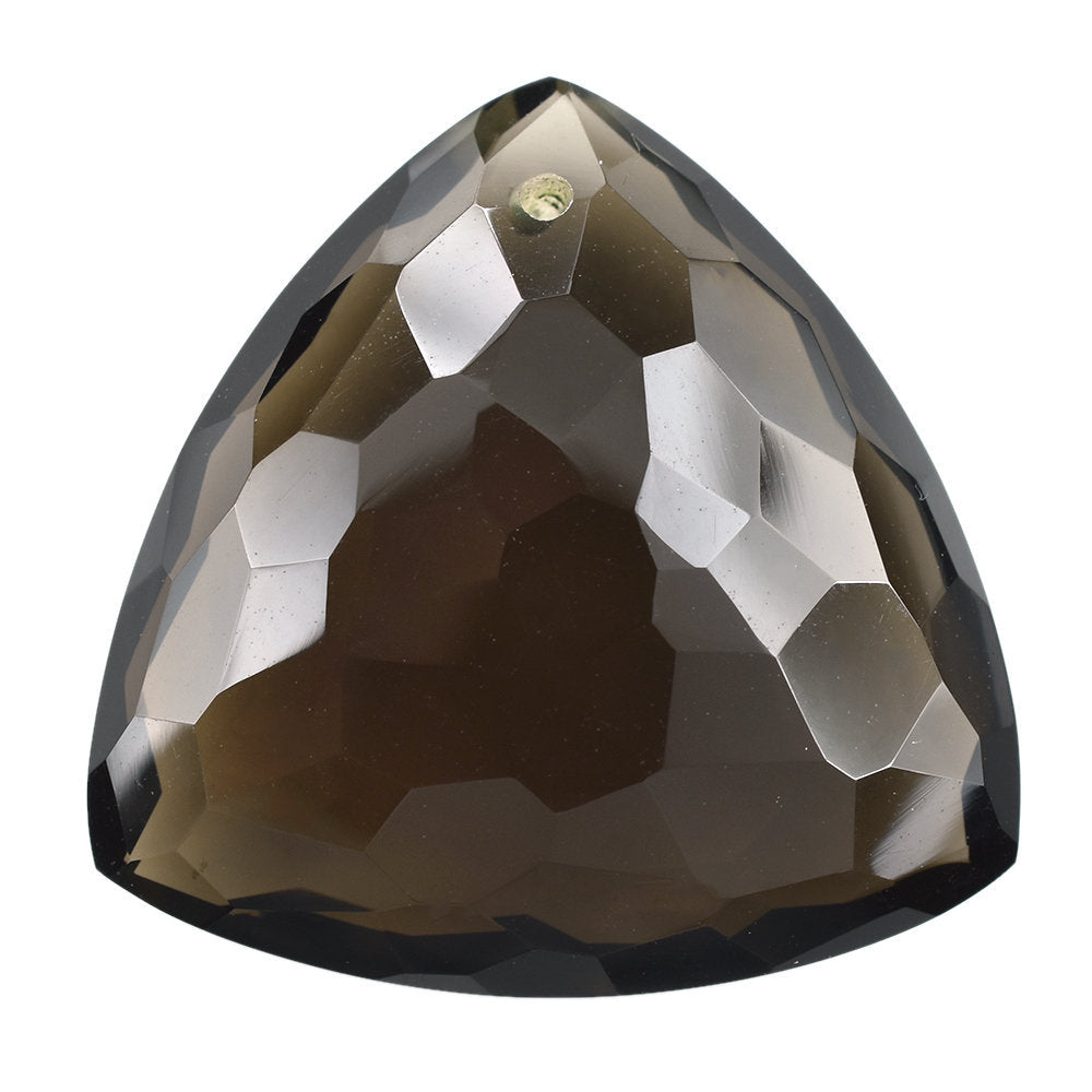 SMOKY QUARTZ IRREGULAR CUT BRIOLETTE TRILLION (FULL DRILL) 25MM 32.90 Cts.
