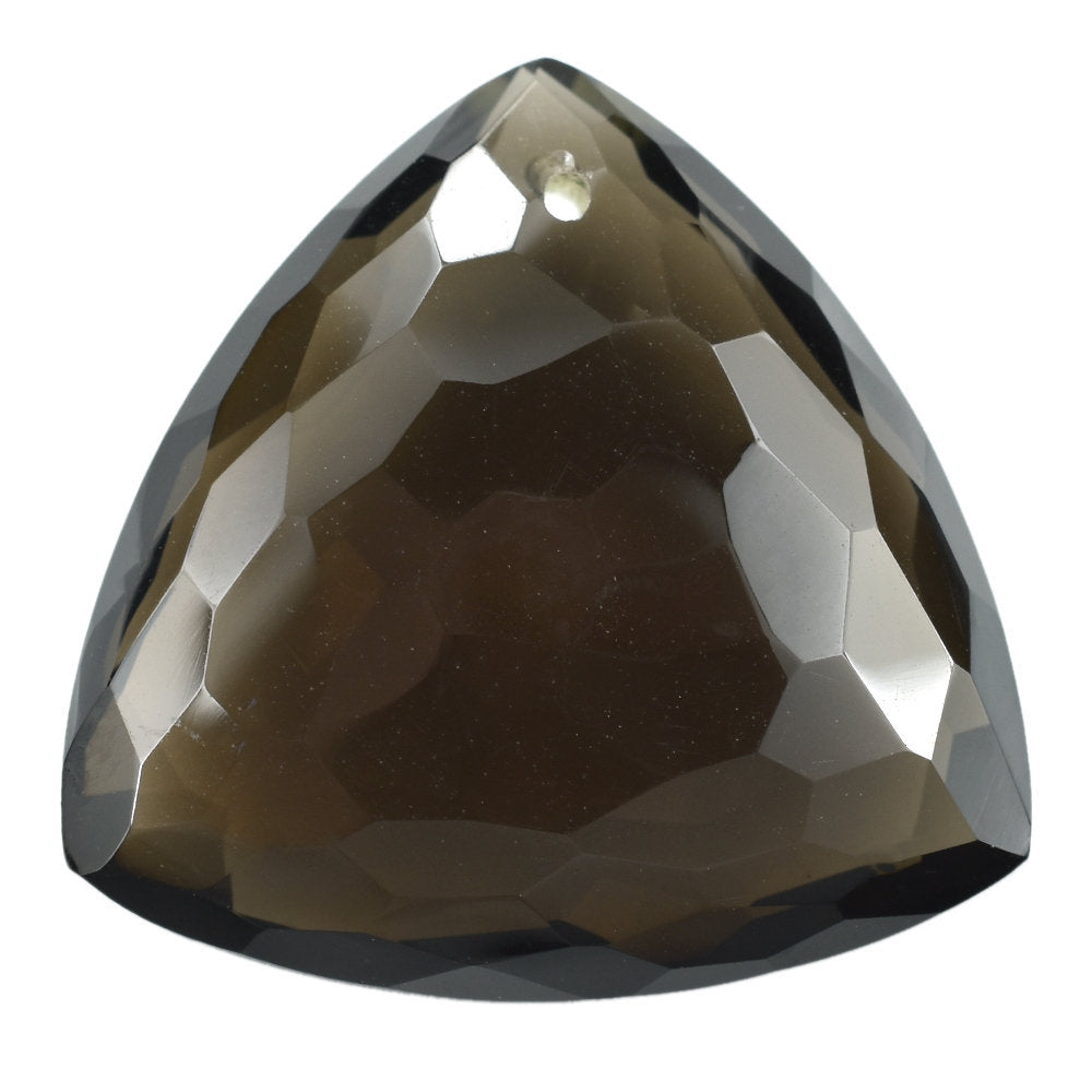 SMOKY QUARTZ IRREGULAR CUT BRIOLETTE TRILLION (FULL DRILL) 25MM 32.90 Cts.