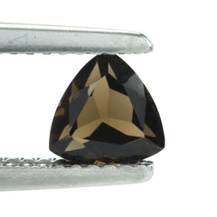 SMOKY QUARTZ CUT TRILLION (MEDIUM/CLEAN) 6MM 0.79 Cts.