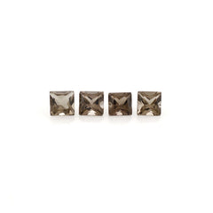 SMOKY QUARTZ PRINCESS CUT SQUARE 2.50MM 0.10 Cts.