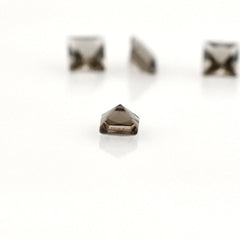 SMOKY QUARTZ PRINCESS CUT SQUARE 2.50MM 0.10 Cts.