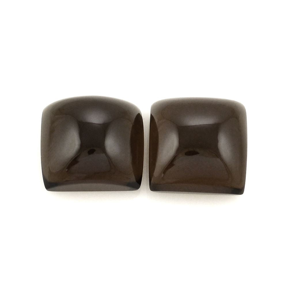 SMOKY QUARTZ SQUARE CAB 13MM 10.35 Cts.