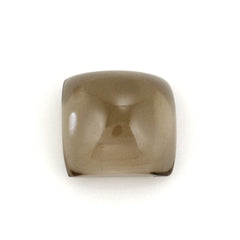 SMOKY QUARTZ SQUARE CAB 13MM 9.57 Cts.