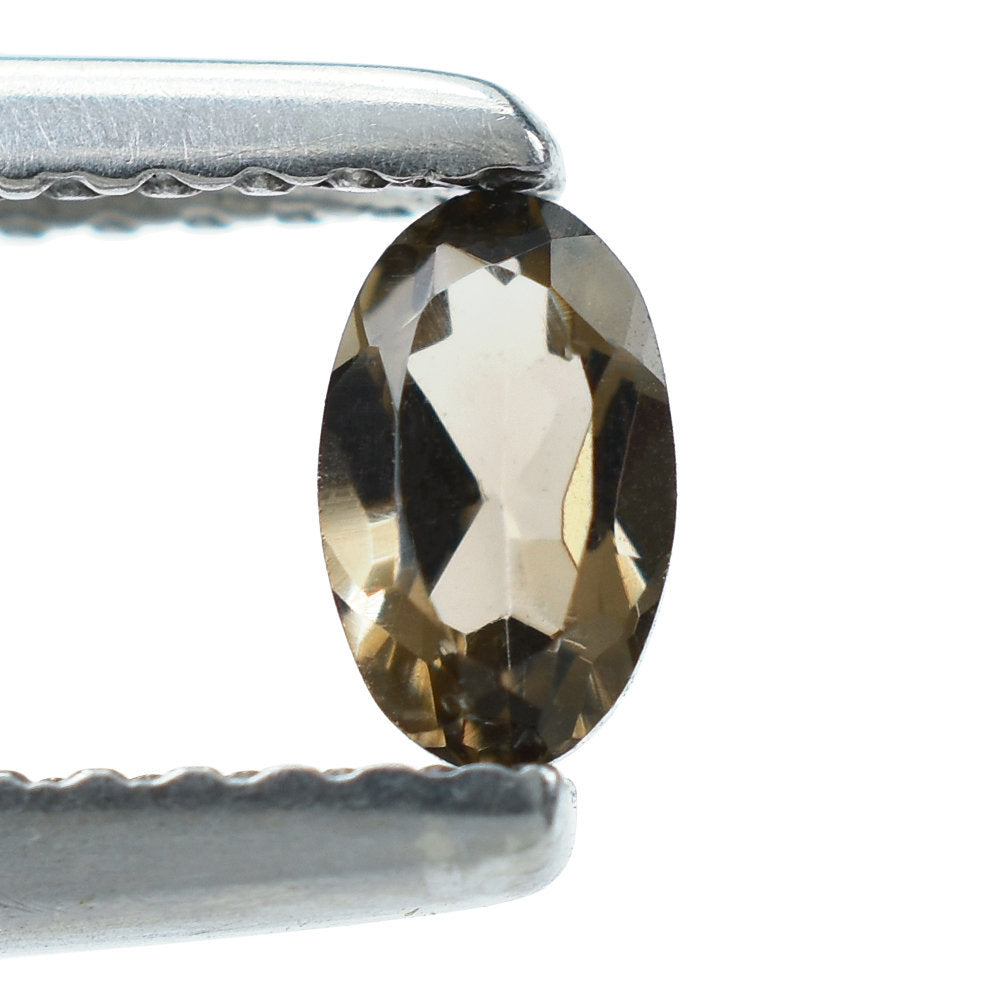 SMOKY QUARTZ CUT OVAL 5X3MM 0.23 Cts.